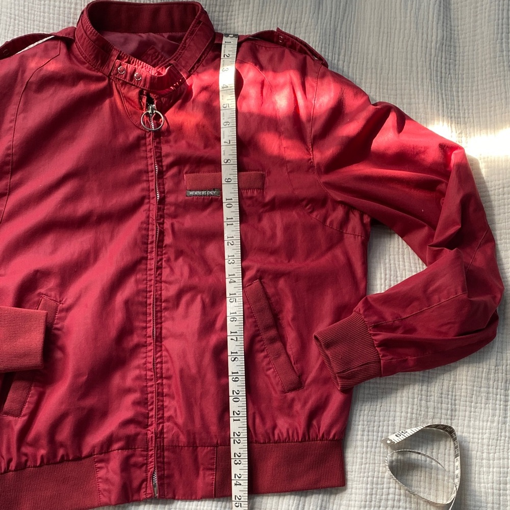 Members Only Crimson Iconic Racer Jacket - Picture 8 of 9